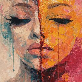 Porträt Ohne Titel Nr. 7 von Moonheart Artworks