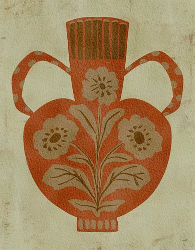Vase floral rustique sur Nikita Jariwala