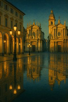 Die Goldene Stunde von Turin - Überlegungen zur Piazza San Carlo von Travel Shop