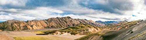 Landmannalaugar kleurrijke bergen in IJsland