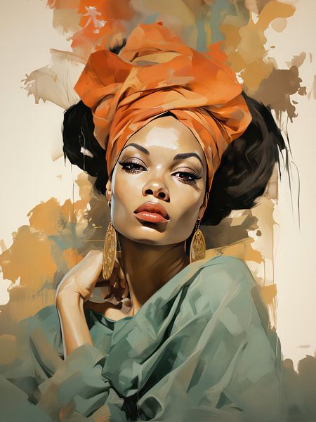 Vibrant Woman by Your unique art
