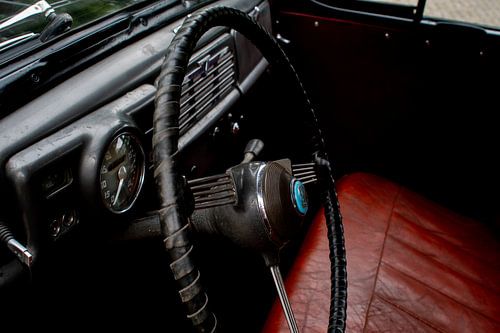 Vauxhall oldtimer binnenzijde