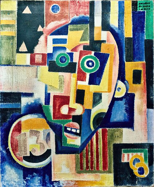 Foothills Head: Indigomeere by Ossian Rose Orange (ca. 1915) by Amadeo de Souza-Cardoso by Peter Balan