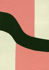 Design minimaliste en bloc de couleur Peach Creme sur Niklas Maximilian