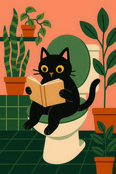 Kat op het Toilet – Lezen in Stijl