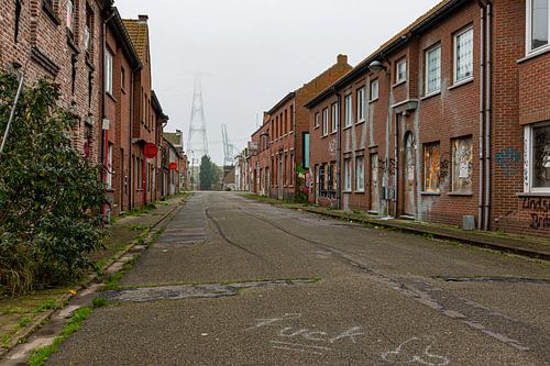 Ghost town Doel (Antwerp): Abandoned streets