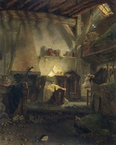 Het welbewaakte kind, August Allebé