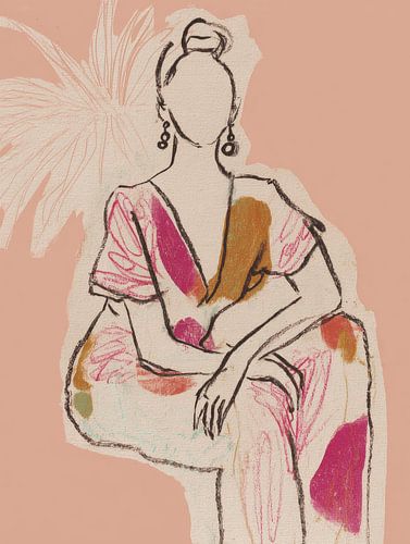 Modern abstract portrait by Studio Allee