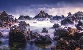 Mountains in the sea by Tiger Seo