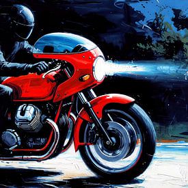 Motorrad durch Nacht III von DeVerviersBelgium