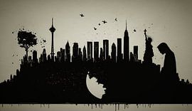 New York Nights by Pandzr Street and Digital Art