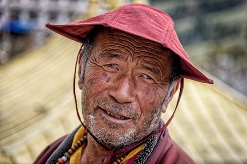 Monk at the Upper Gar Monastery