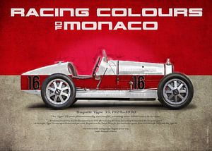 Couleurs de course Monaco sur Theodor Decker