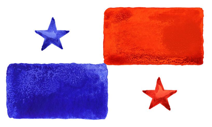 Drapeau national symbolique du Panama par Achim Prill