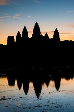 Angkor Wat, Camboya 5 DE DICIEMBRE el año 2015 - Las ruinas del templo Bayon en Angkor Wat en Camboy