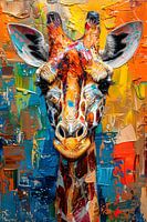 Peinture Girafe | Peinture Girafe | Peinture abstraite