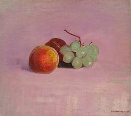 Vie silencieuse avec des fruits d'Odilon Redon sur Studio POPPY