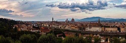 Panorama van het uitzicht in Florence