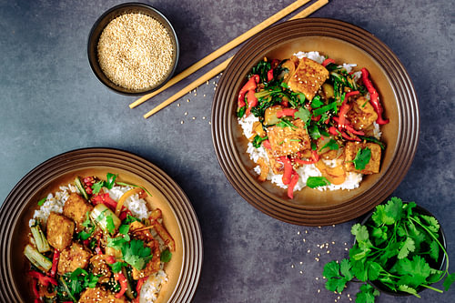 Stir-Fried Tofu with Vegetables