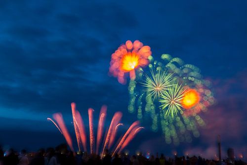 Vuurwerk boven Nijmegen