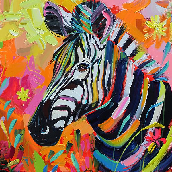 Zebra par Poster Art Shop