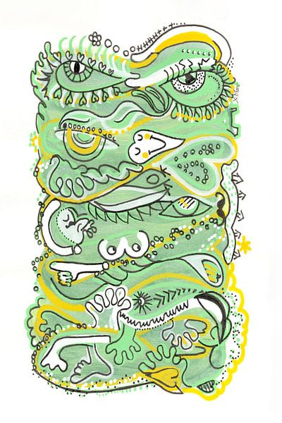 Waves of Humanity by Yvonne Dutch Artist