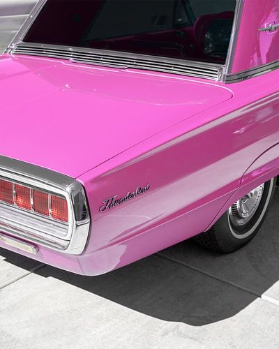 Vintage Pink 1965 Thunderbird