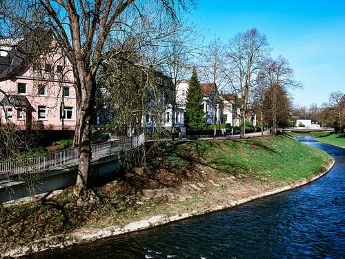 Muur in Herford: Uitzicht richting Wilhelmsplatz