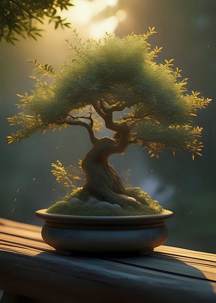 Künstlerischer Bonsai von Rizal Azhari