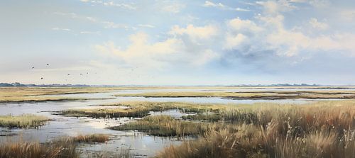 Geschilderd Landschap