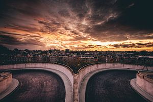 Dramatischer Sonnenuntergang in Amsterdam!