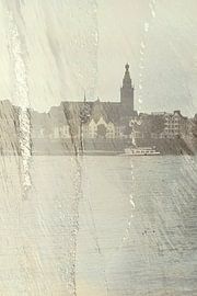Room for the River, the Waal and Stevenskerk by Caroline Drijber Guérain