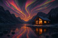Aurora Haven: A Cabin Beneath the Cosmic Sky