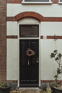 Holländische Haustür in Haarlem | Fine Art Photo Print | Niederlande, Europa von Sanne Dost