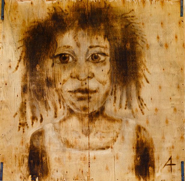 Numéro zéro - brûlé par le feu par André Bikker - graVuur & schilderijen