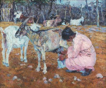 Fernando Fader, De geitenstal, 1926