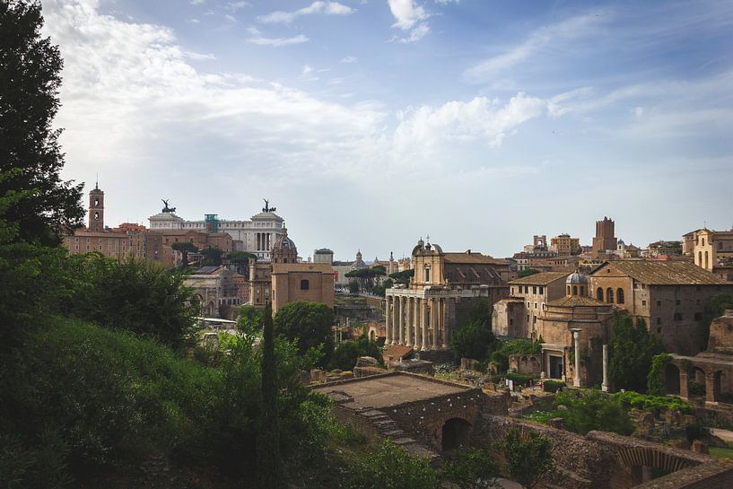 Der Blick auf das Forum Romanum in Rom, Italien. von Joeri Mostmans