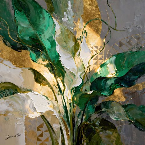 Whispers of Emerald Light von Johannas Art Creations