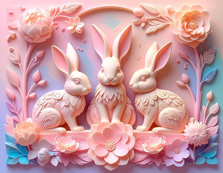 Soap bunnies... by Ans Bastiaanssen