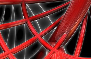 3D-Render-Illustration eines Rades