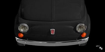 Fiat 500 Giardiniera in zwart van aRi F. Huber