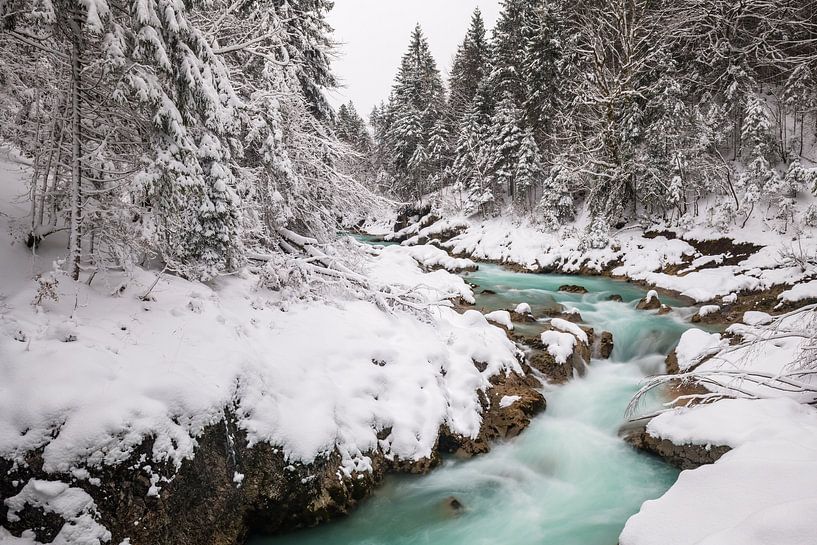 Frischer Neuschnee im Riistal von Denis Feiner