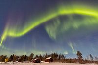 Magisch noorderlicht boven Lapland
