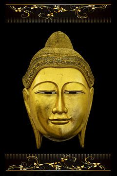 Buddha oder Buddha. Statue eines Buddhas. von Gert Hilbink