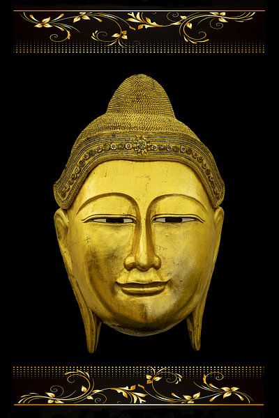Bouddha ou Bouddha. Statue d'un Bouddha. par Gert Hilbink