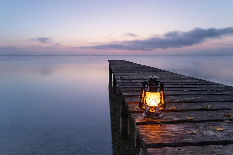 Sunrise at Lake Chiemsee by Ulrich Kuschel