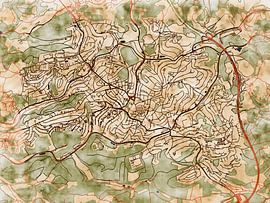 Carte de Lüdenscheid avec le style 'Serene Summer' sur Maporia