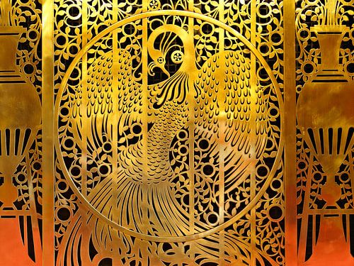 Kamingitter im Jugendstil von Heinrich Vogeler