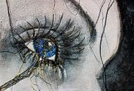 Blaues Auge von Kim Rijntjes Miniaturansicht