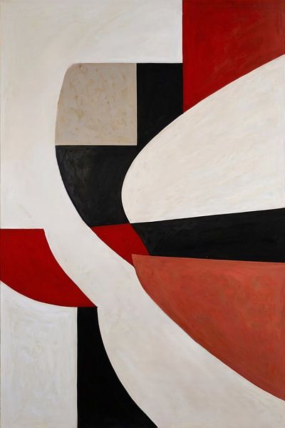 Abstract minimalist painting geometric by Art & Soul Creations
